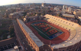 Aerial view of Franklin Field.