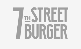 7th street logo that says 7th street burger