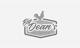 big dean's logo in blackand white